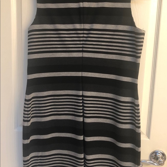 Calvin Klein dress Black / Gray stripes SZ 14 NWOT - Picture 3 of 3